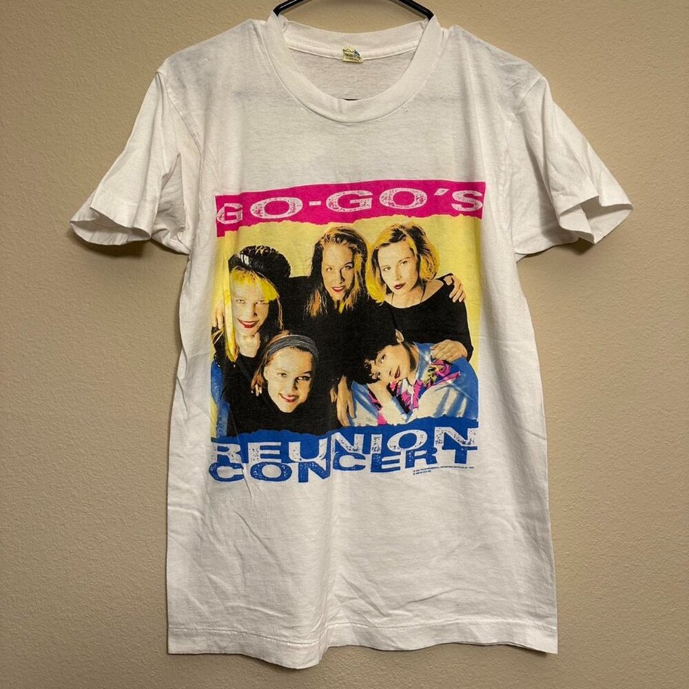 Vintage 1990 The Go-Gos’s Reunion Concert Tee RARE  Size: Large